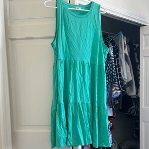Sleeveless Green Dress